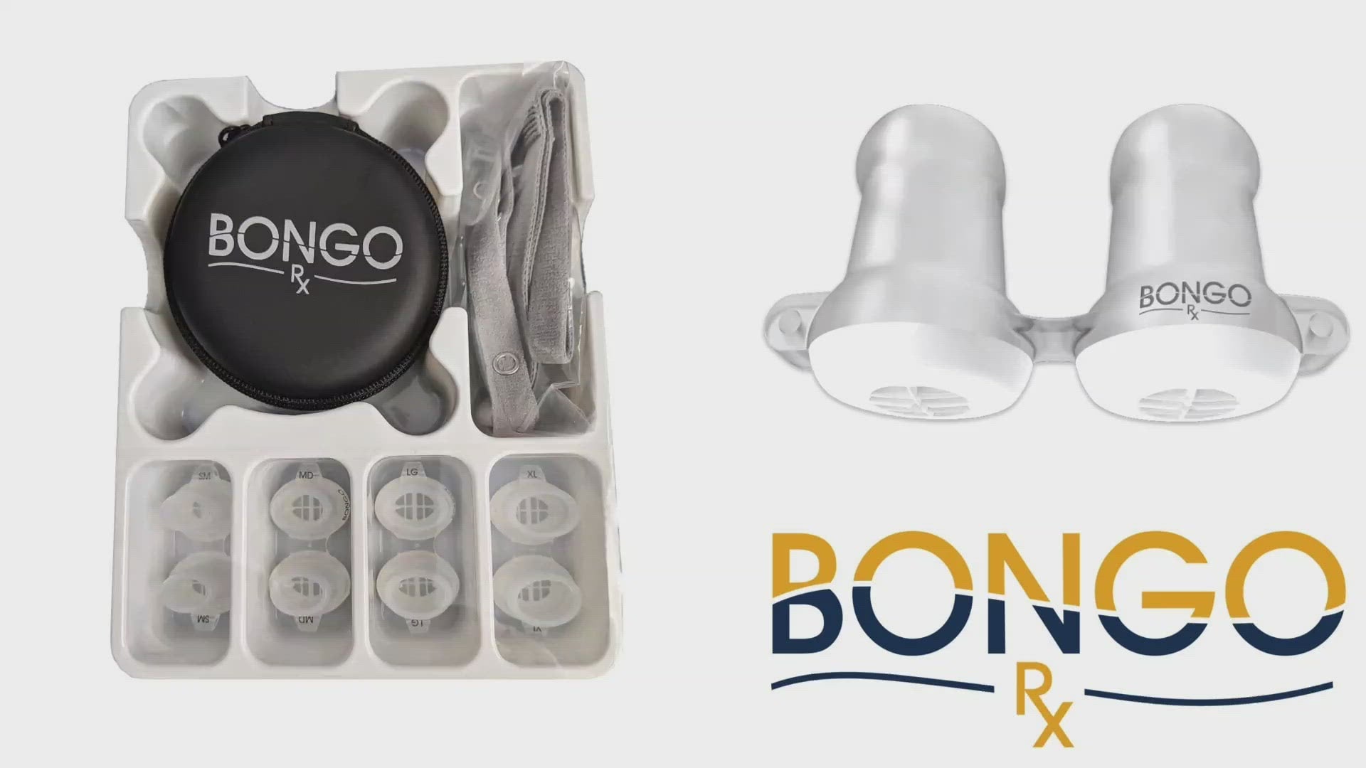 Fitting the Bongo Rx - All Sizes Starter Kit Bongo Rx - Sleep Therapy Device (contains 1 of SM, MD, LG & XL)