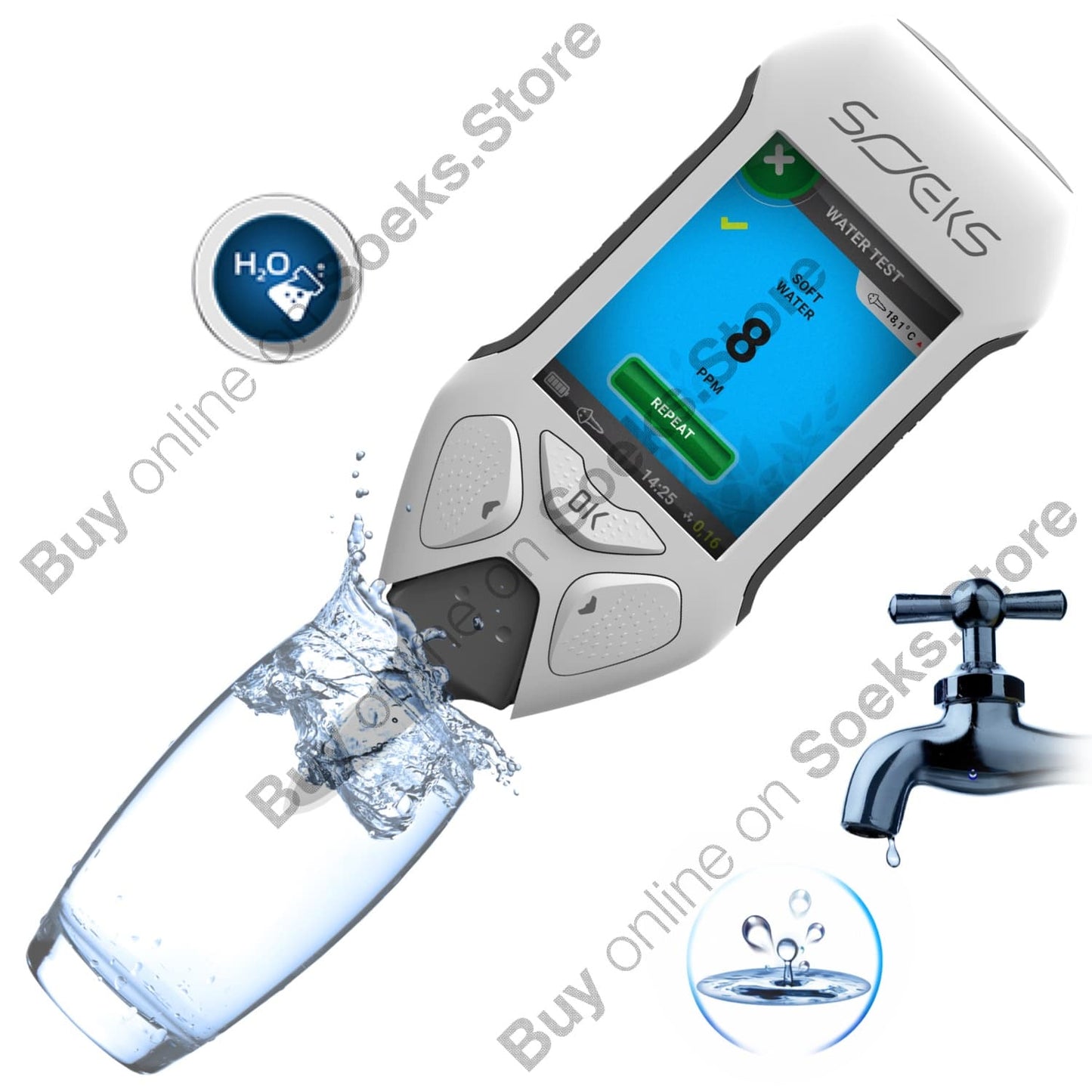 EcoVisor F4 - Determine the quality of Water (TDS meter)