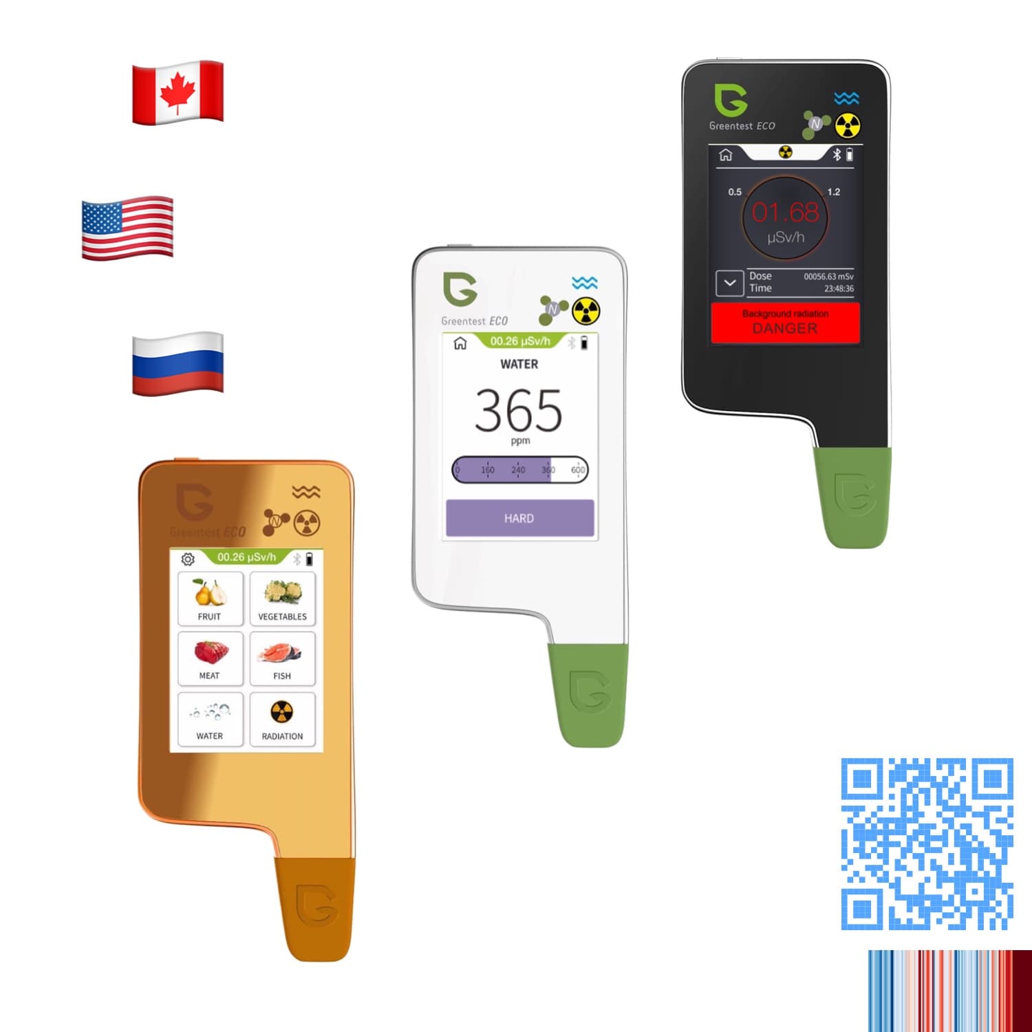 GreenTest ECO 6, gold, white, black