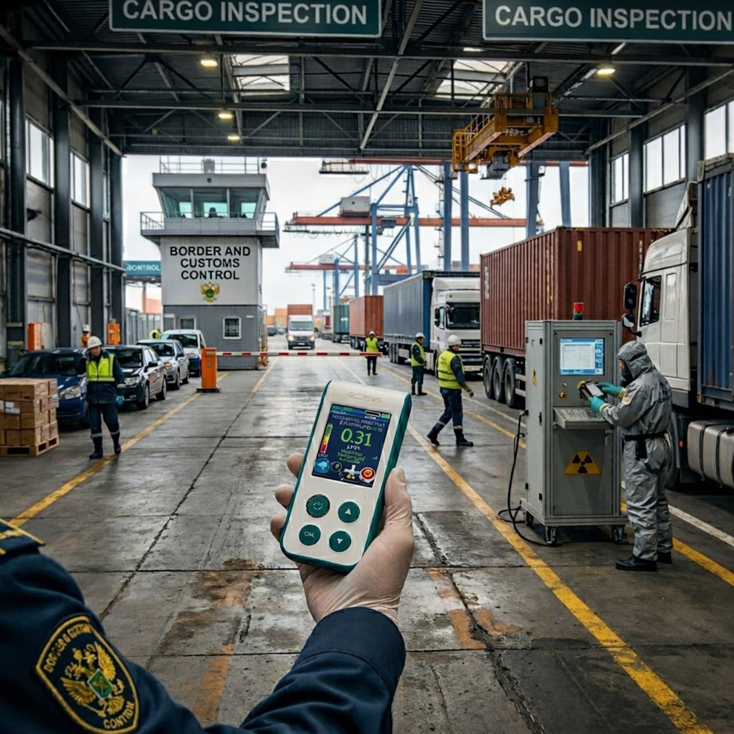 SOEKS 01M NEO Professional Radiation Dosimeter - radiation measurement at the cargo terminal
