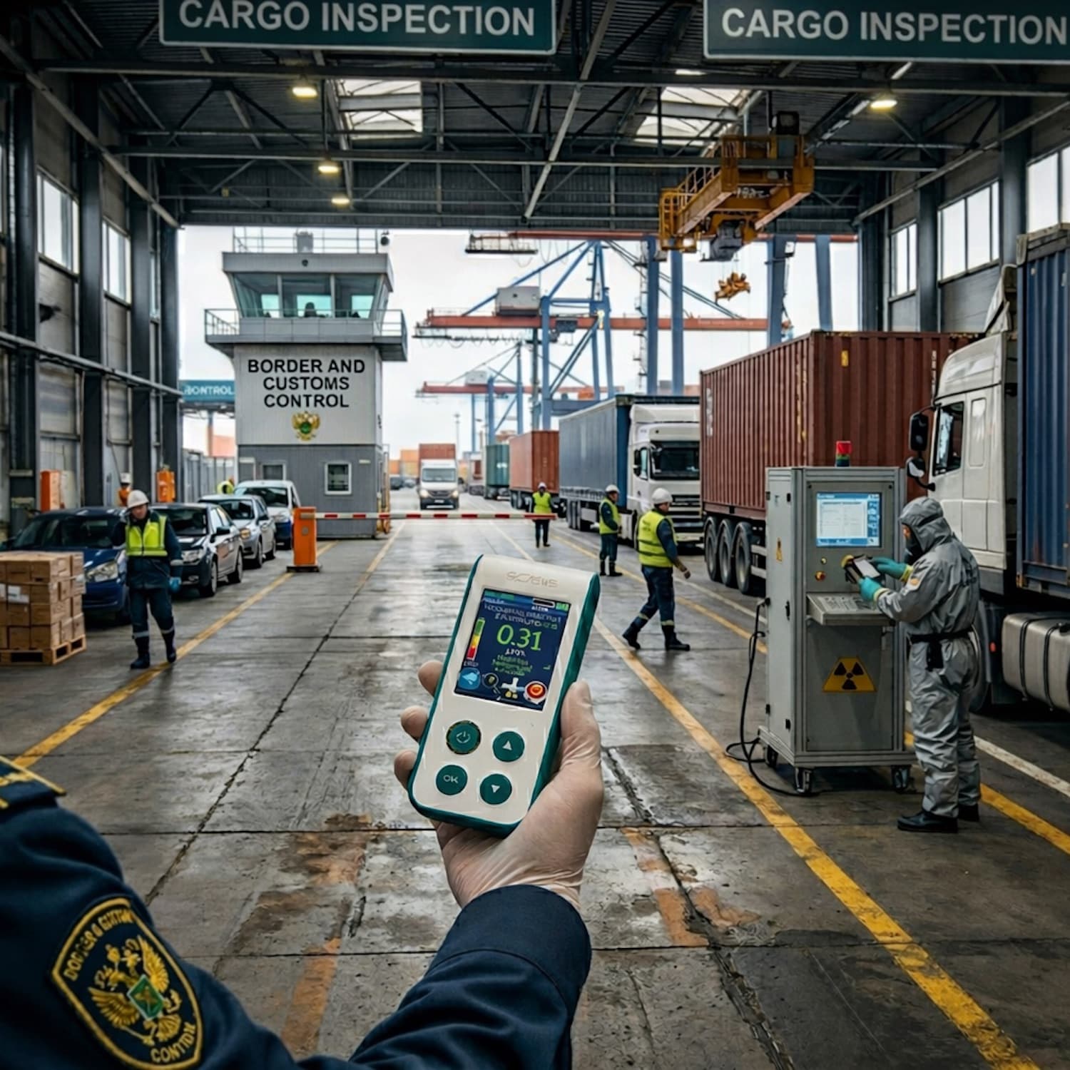 SOEKS 01M NEO Professional Radiation Dosimeter - radiation measurement at the cargo terminal