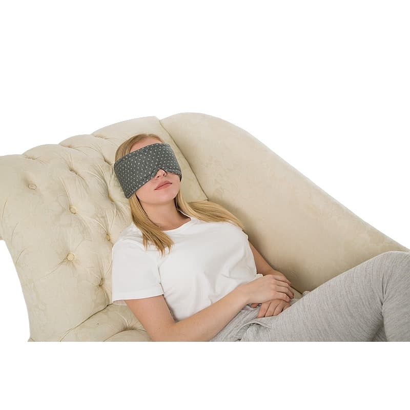 BEST IN REST Luxury Memory Foam Anti-Fatigue Sleep Mask - sleeping