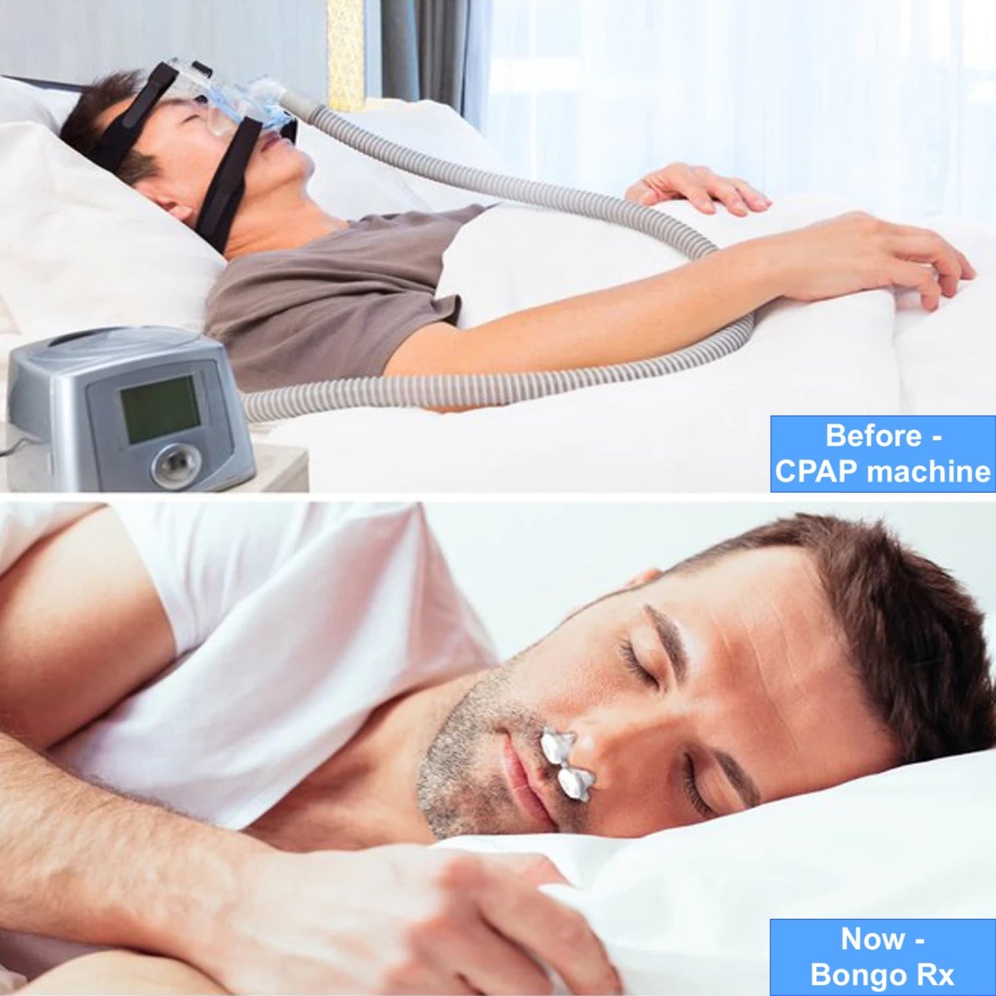 Comparison CPAP machine vc. Bongo Rx
