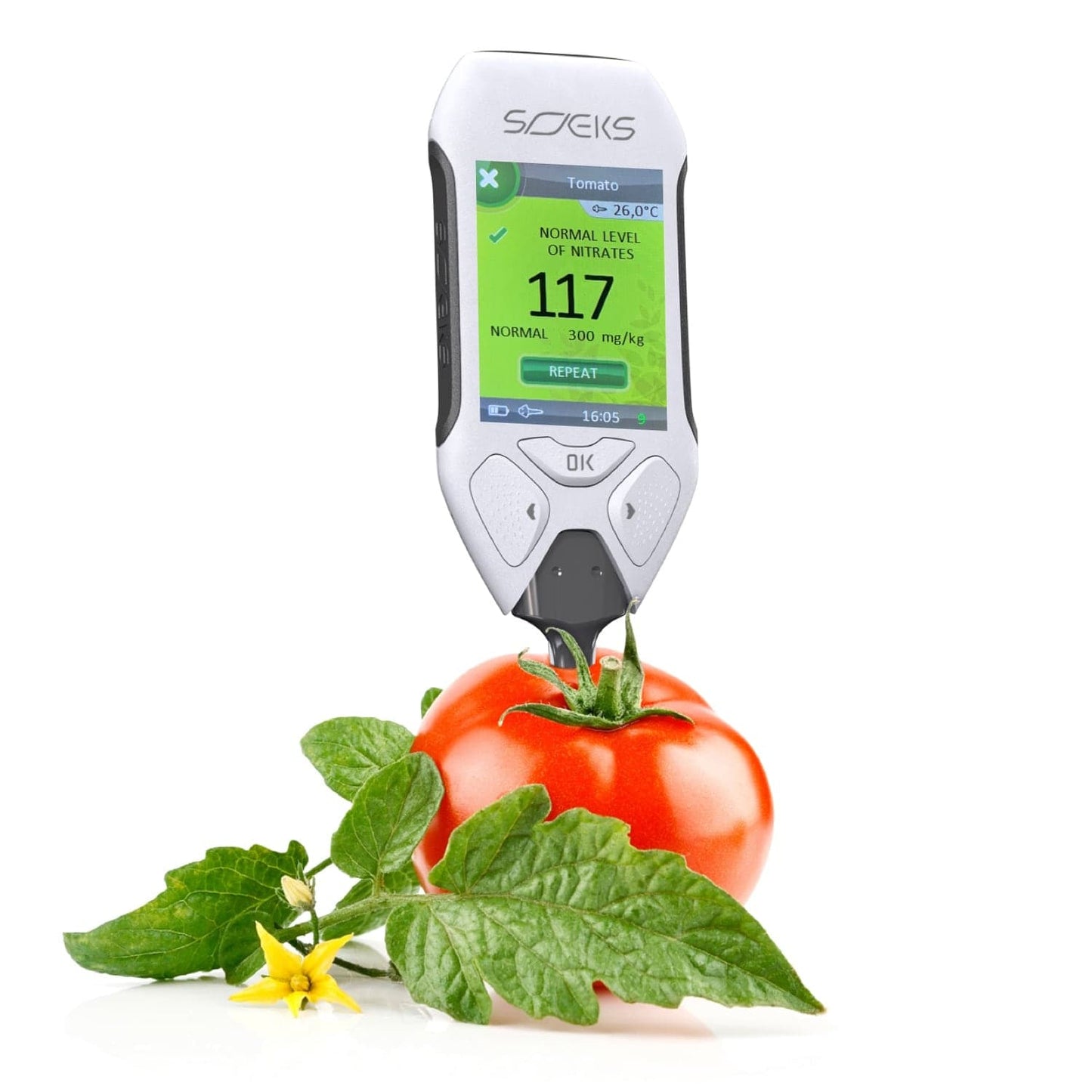 EcoVisor F4 - Measure nitrate levels in Tomato