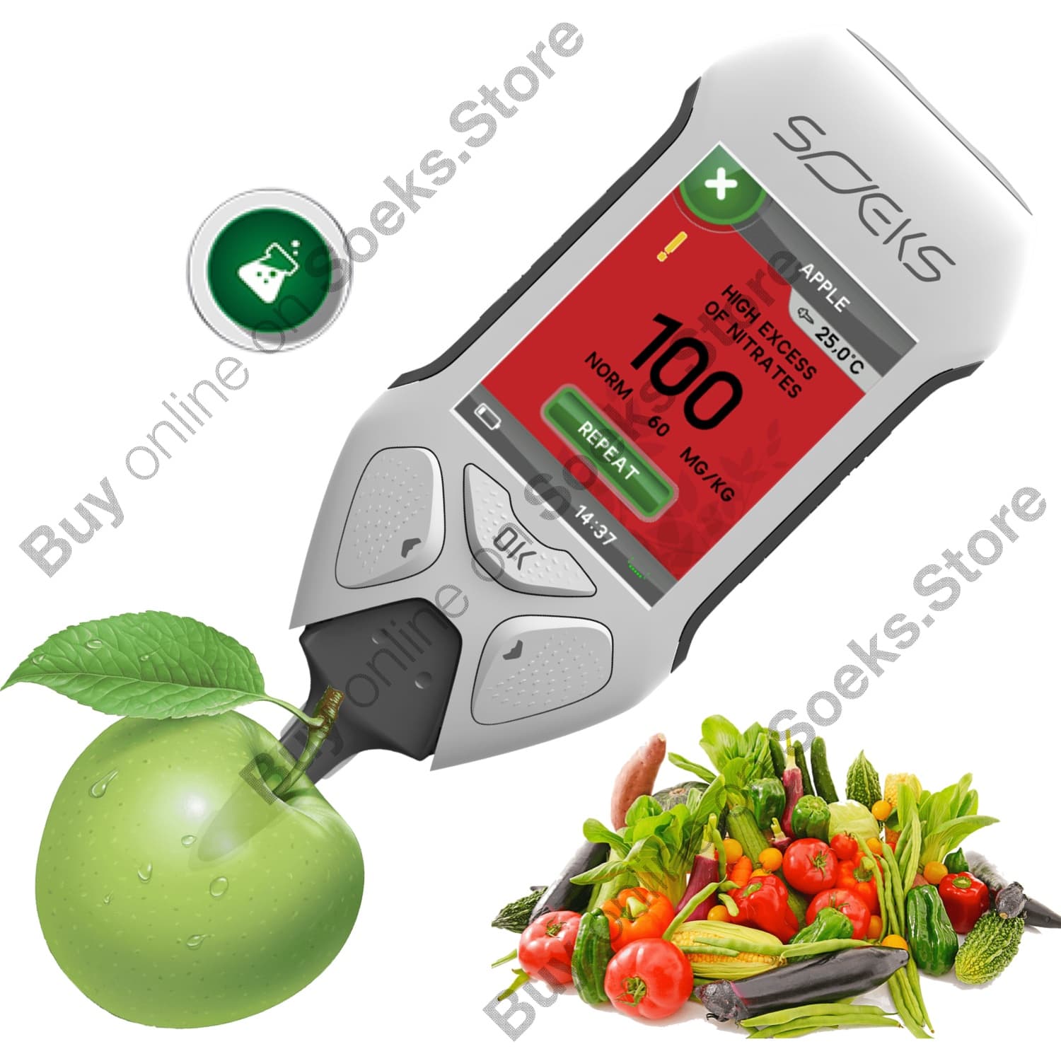 EcoVisor F4 - Measure nitrate levels in vegetables and fruits (Nitrate Tester)
