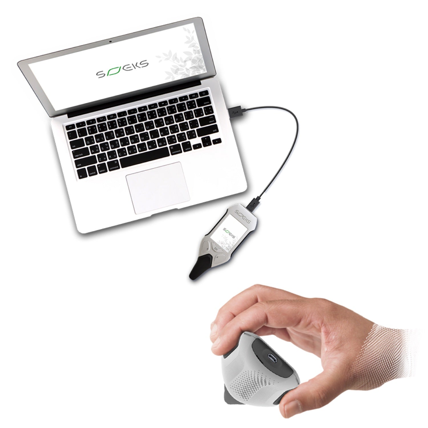 EcoVisor F4 - Soeks.Store - connects the device to a computer
