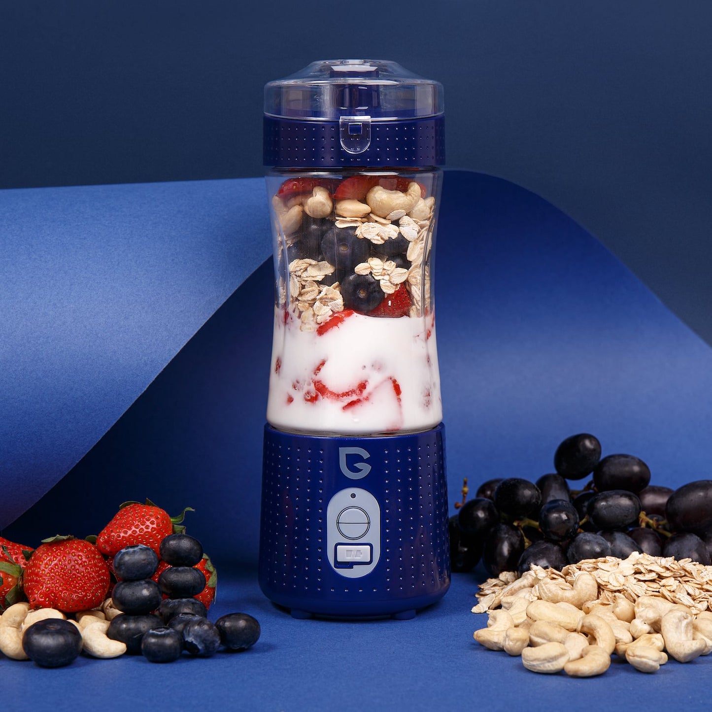 GreenTest Portable Blender Dark Blue