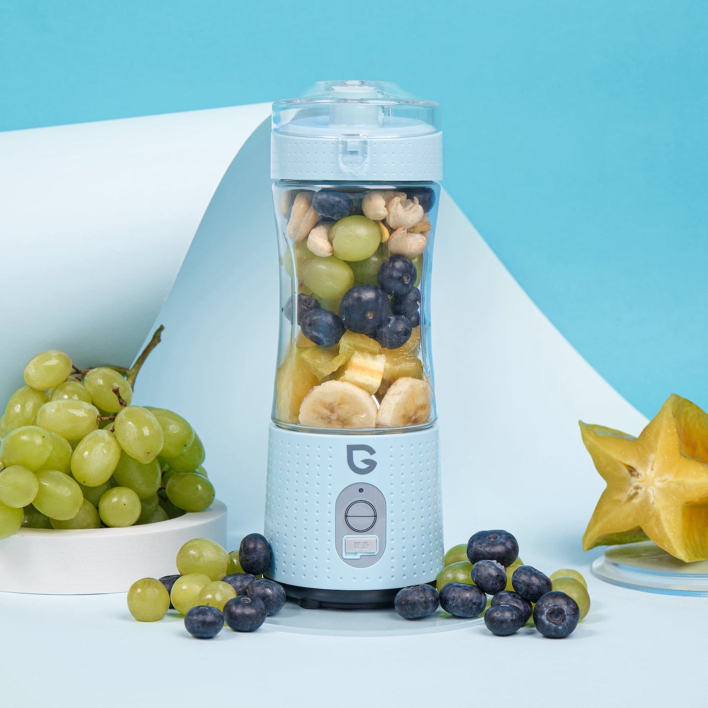 GreenTest Portable Blender Light Blue