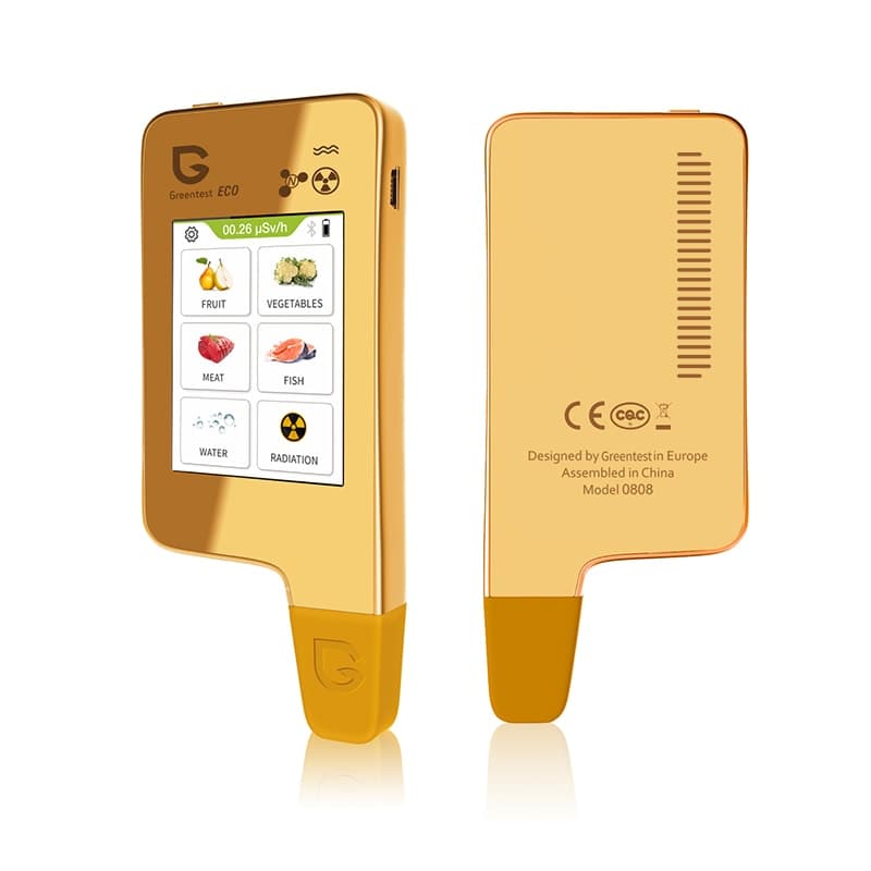 GreenTest ECO 6, gold - front & back