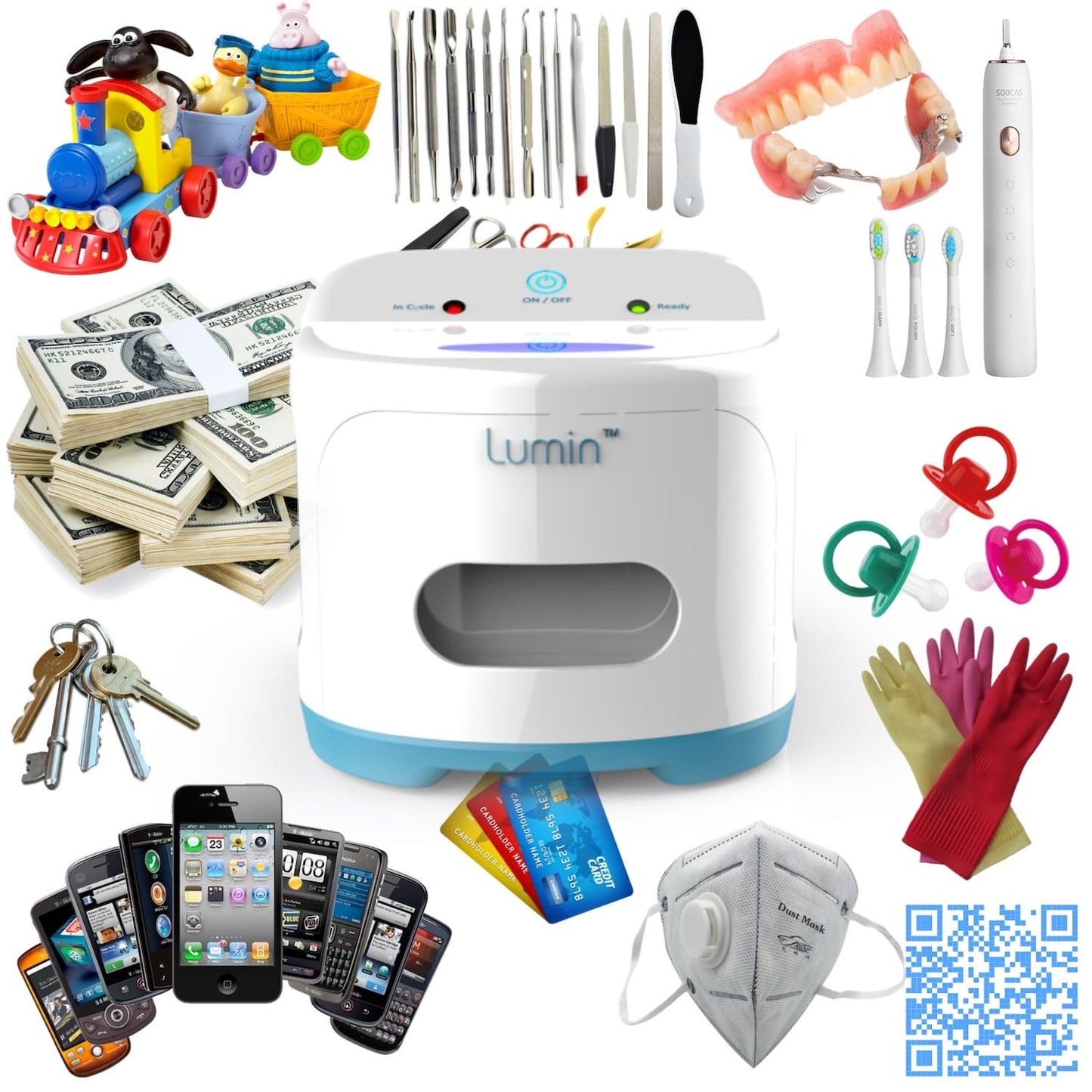 Lumin UVC - Sanitizing System Interface, Accessories Cleaner