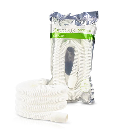 PURDOUX CPAP Hose Standard - Packaging front with hose