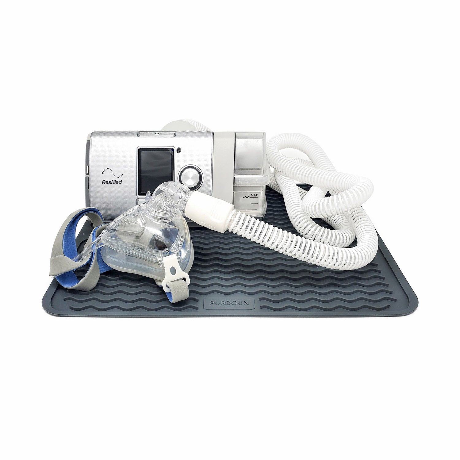 PURDOUX CPAP dust Cover & Protector Mat - PAP machine, mask, tubing