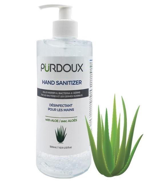 PURDOUX Hand Sanitizer - Aloe Vera