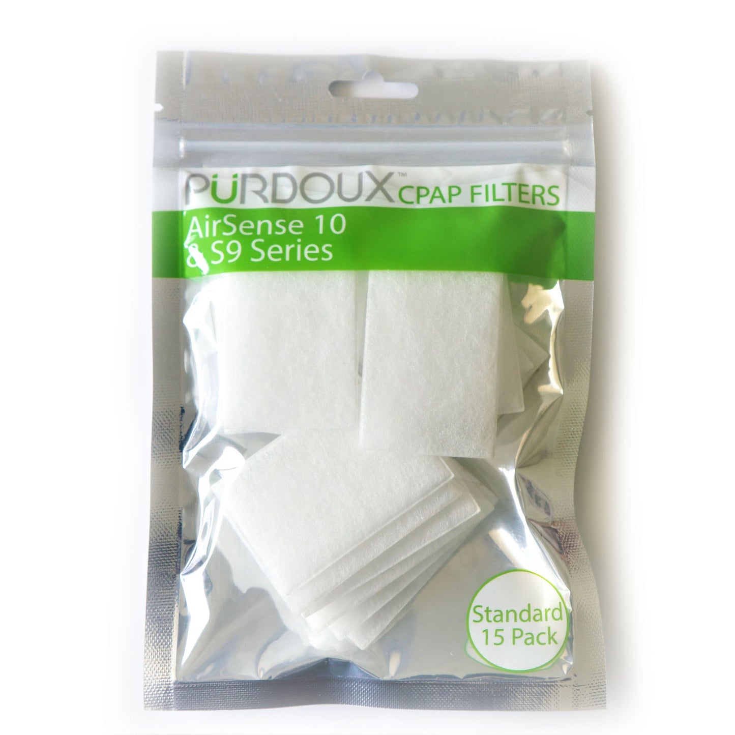 PURDOUX ResMed AirSense 10 & S9 Standard Filters (15 pk)