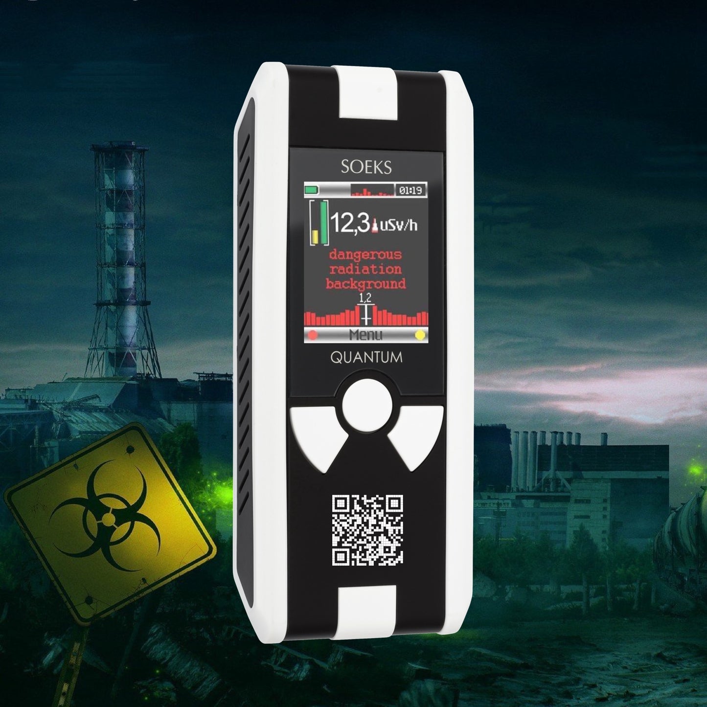 SOEKS Quantum Professional Dosimeter - Chernobyl nuclear power plant